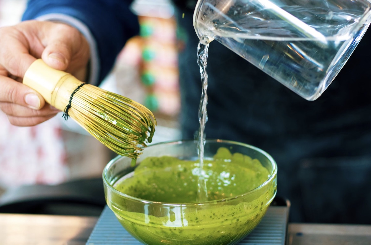 Making matcha. Image: Pexels - Jason Leung