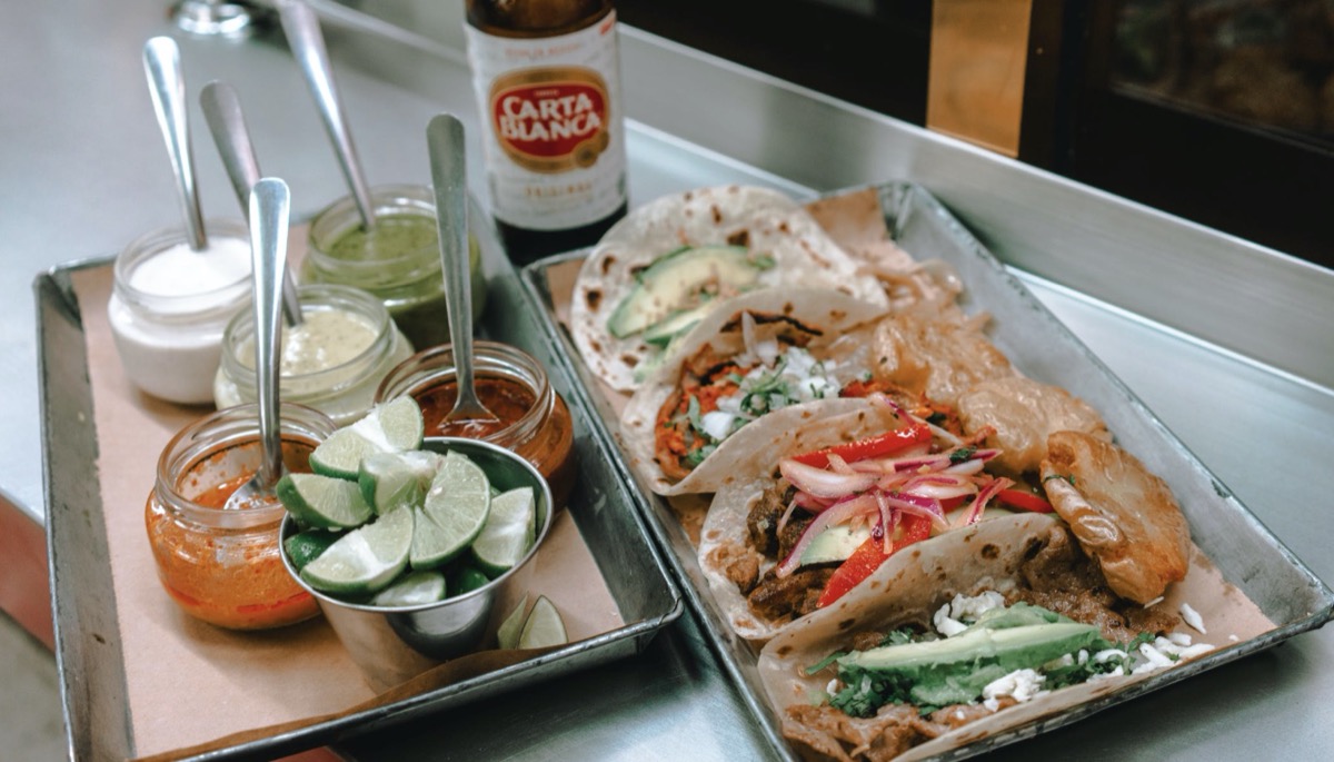 Tacos on a tray Image: Pexels - Hana Brannigan